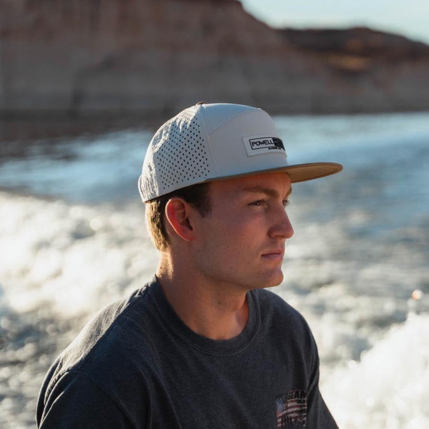 OG PHMC Patch SnapBack White-Khaki