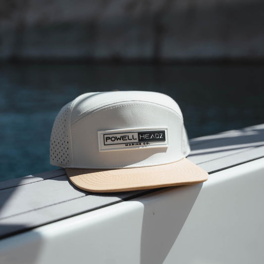 OG PHMC Patch SnapBack White-Khaki
