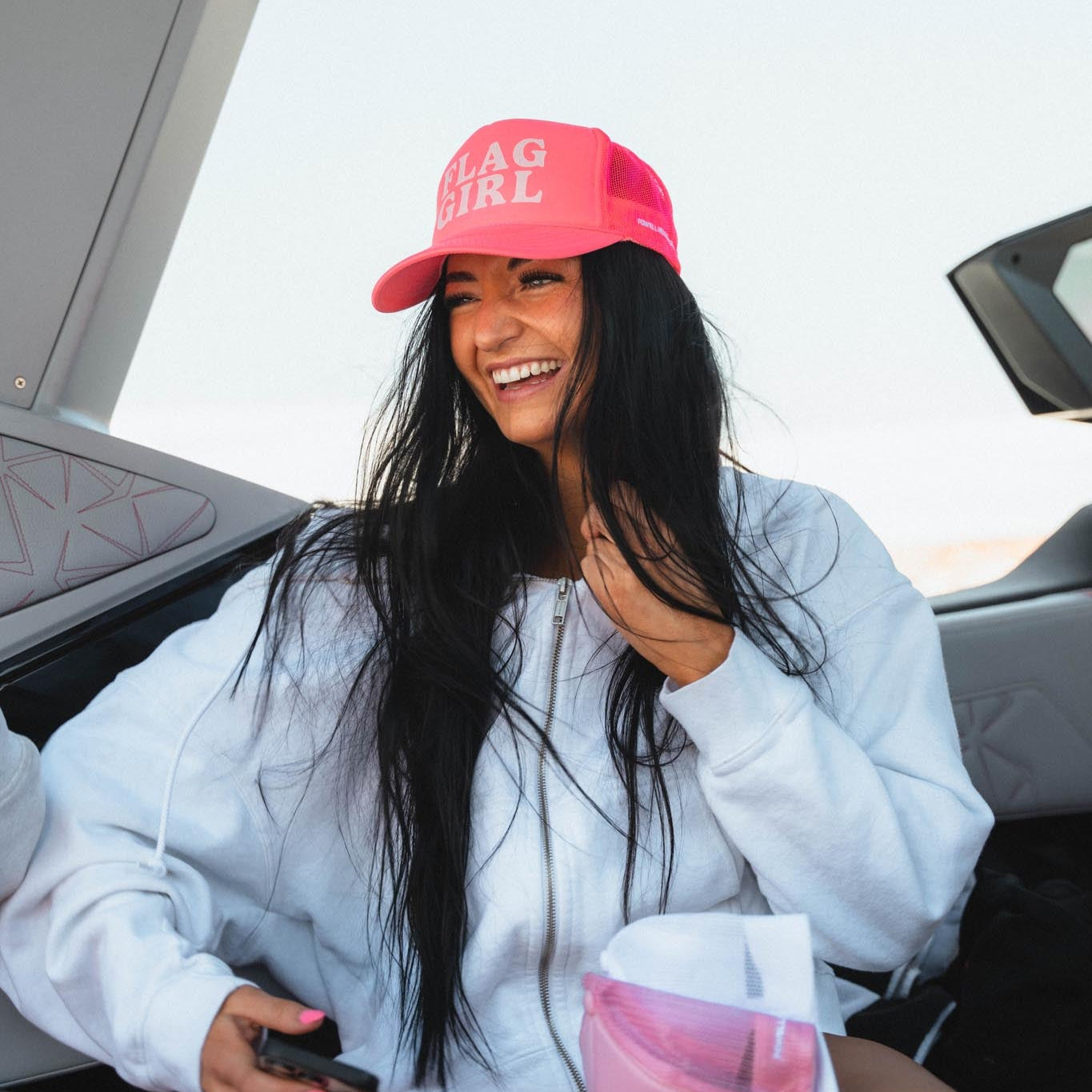 PHMC "Flag Girl" Foam Trucker Hat