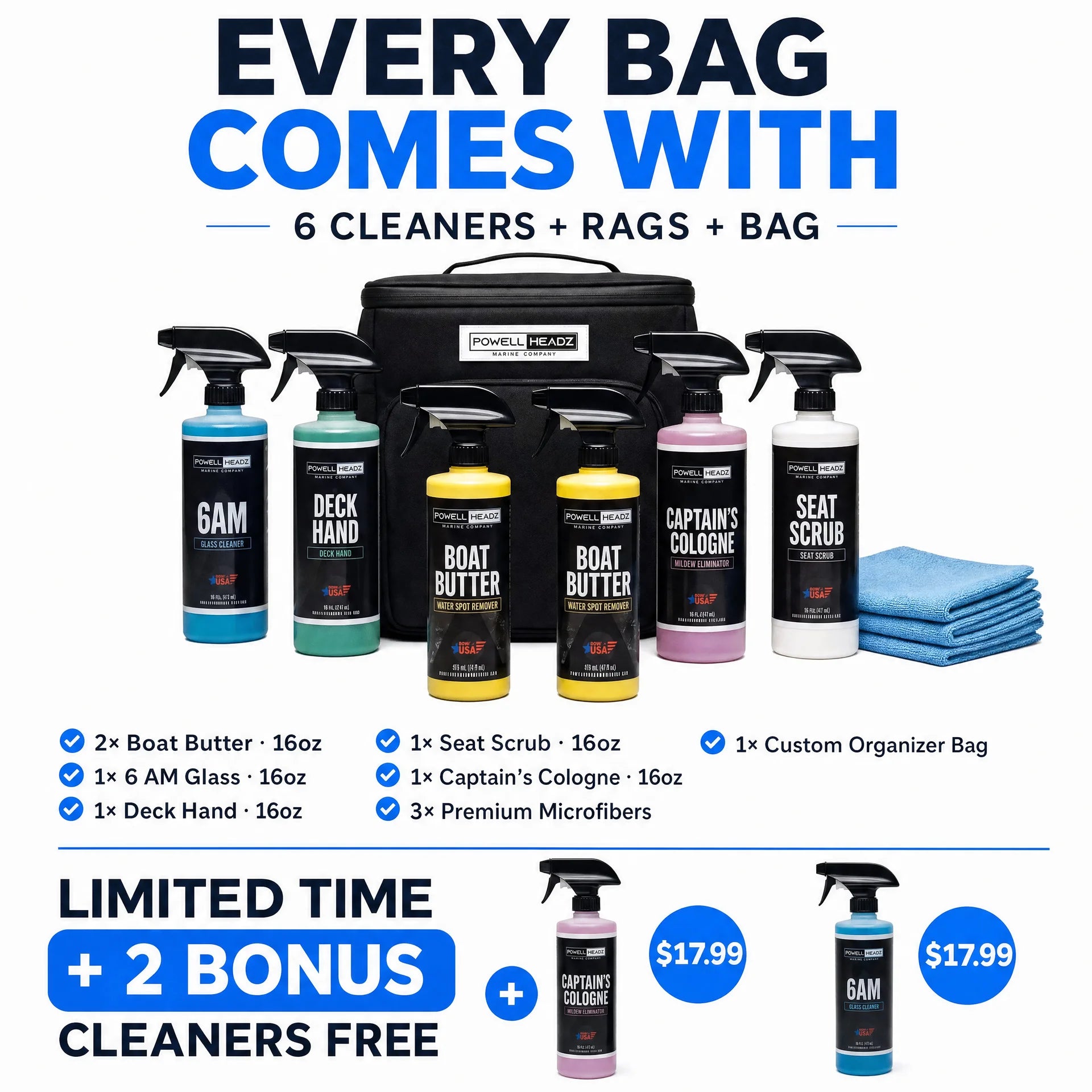 The Dock Father Boat Cleaning Kit